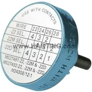 Positioning Sleeve Harting 09 99 000 0531 Blue