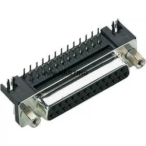 D-Sub connector Harting 09 68 463 5812 37-pin solder right-angle