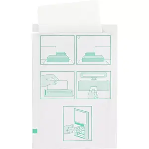 Cleaning cards for magnetic card reader InLine 10 pcs — white, for hard-to-reach places