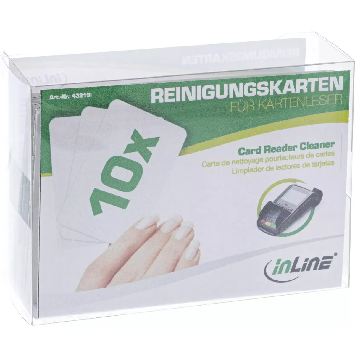Cleaning cards InLine 10 pcs for magnetic card reader Photo 3