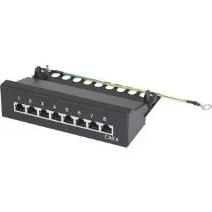 Rack-mount Patch Panel Renkforce 8-Port CAT6 1U (model 001485574)