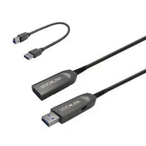 USB cable Vivolink PROUSB3AAF20 USB 3.2 Gen 1 20 m Black