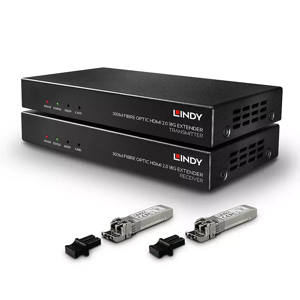 AV raidītājs un uztvērējs 300m Fibre Optic HDMI Photo 2