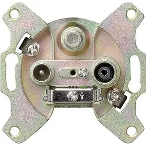 Antenas kontaktligzda Gira 093700 FS302F — koaksiālā kontaktligzda TV/radio