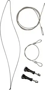 Safety line set mantona 21294 stainless steel 40 cm and 100 cm lengths
