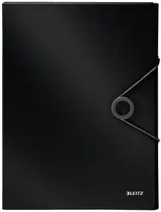 Ring Binder LEITZ 4568-10-95 A4 polypropylene, black, holds up to 250 sheets
