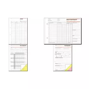 Notebook Sigel Measurement Book A4 50 sheets SD069 — grid and measurement pages for technical notes