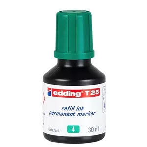 Piepildījums tinti Edding T 25 zaļa 30 ml priekš saderīgiem Edding marķieriem