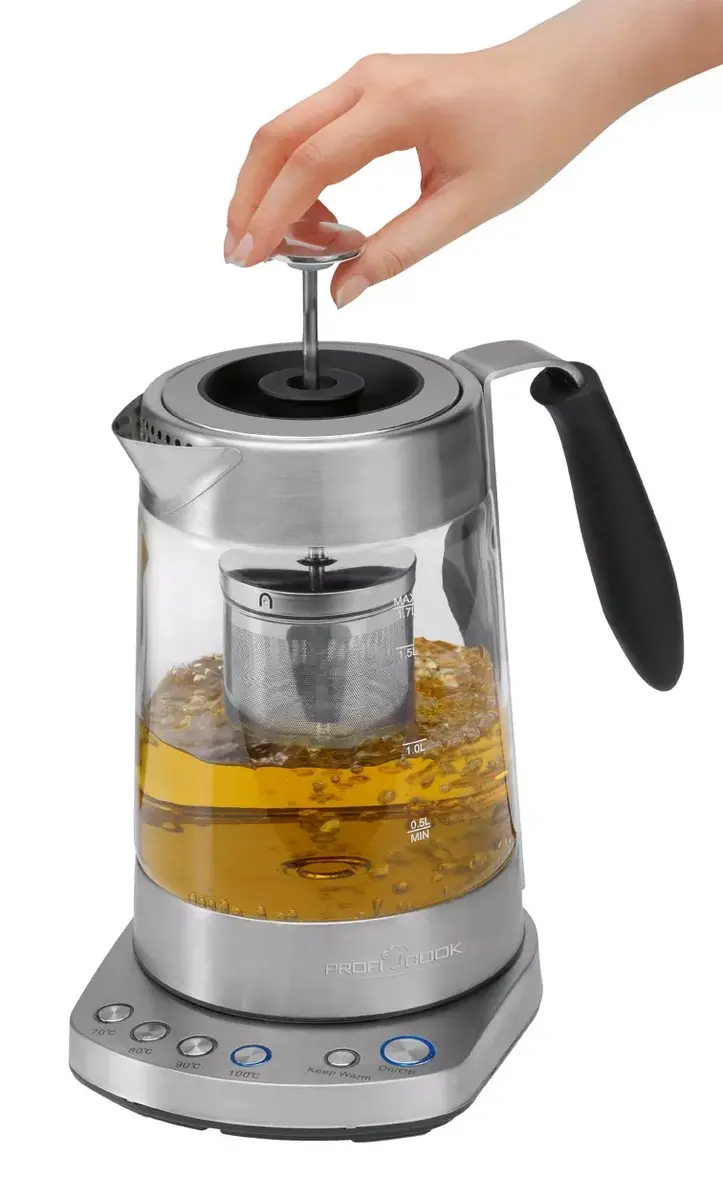 Электрический чайник ProfiCook 1.7 L 3000 W PC-WKS 1020 G Photo 2