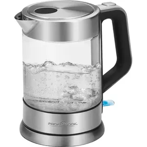 Электрический чайник ProfiCook 1.5 Л 2200 Вт Черный Нержавеющая сталь