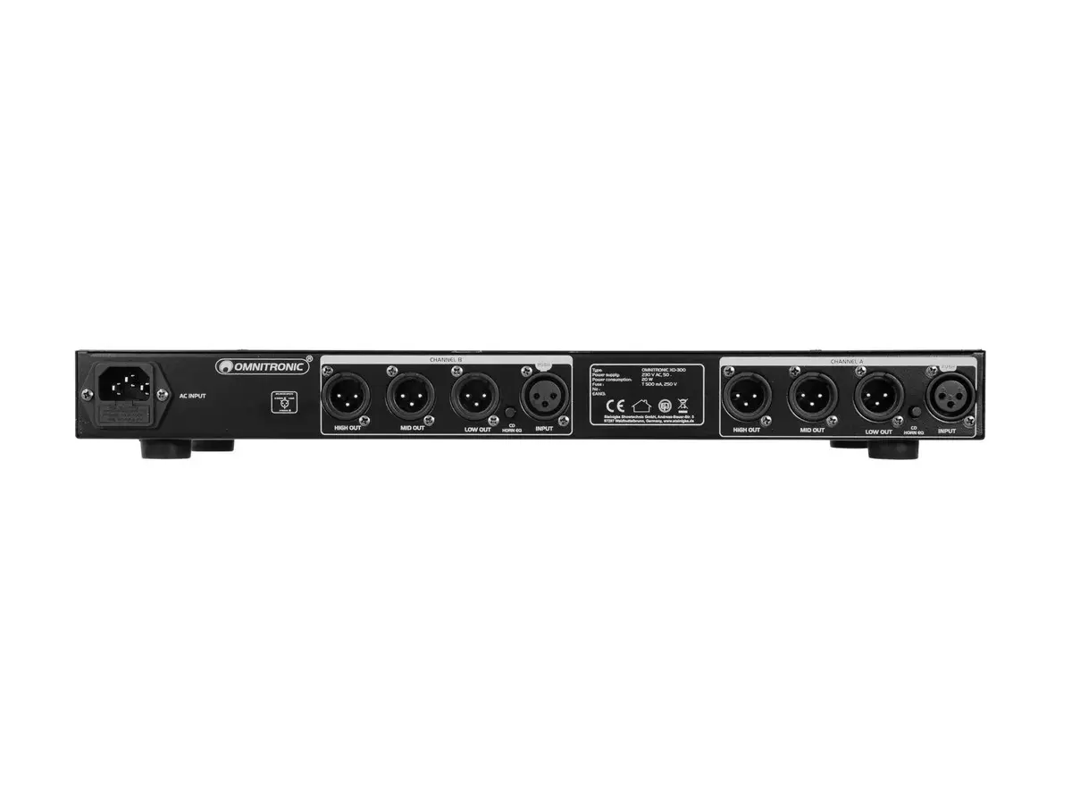 Active crossover Omnitronic 10355636 Photo 3