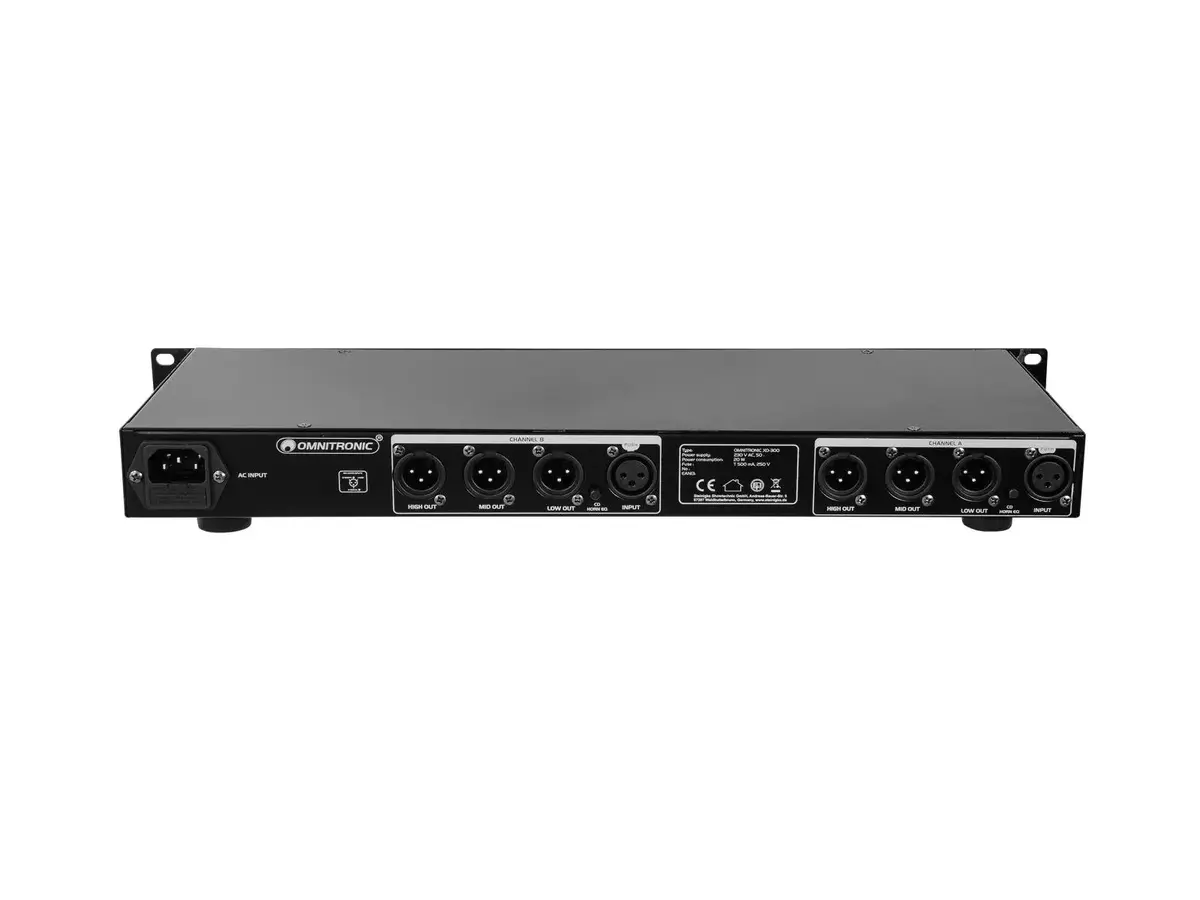 Active crossover Omnitronic 10355636 Photo 5