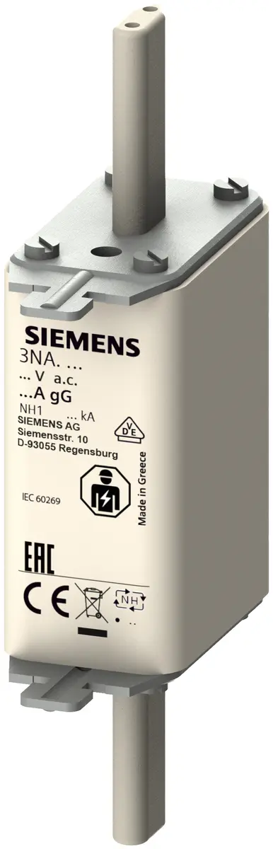Siemens zemsprieguma drošinātājs NH1 160A gG