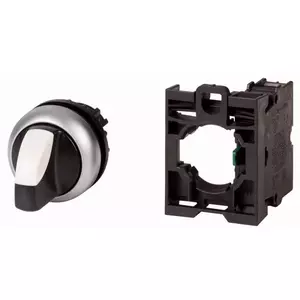 Переключатель EATON M22-WRK/K10, 2-позиционный, черный/серебристый