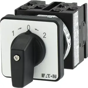 Eaton T0-3-8216/E Toggle Switch 3P Black and Metallic
