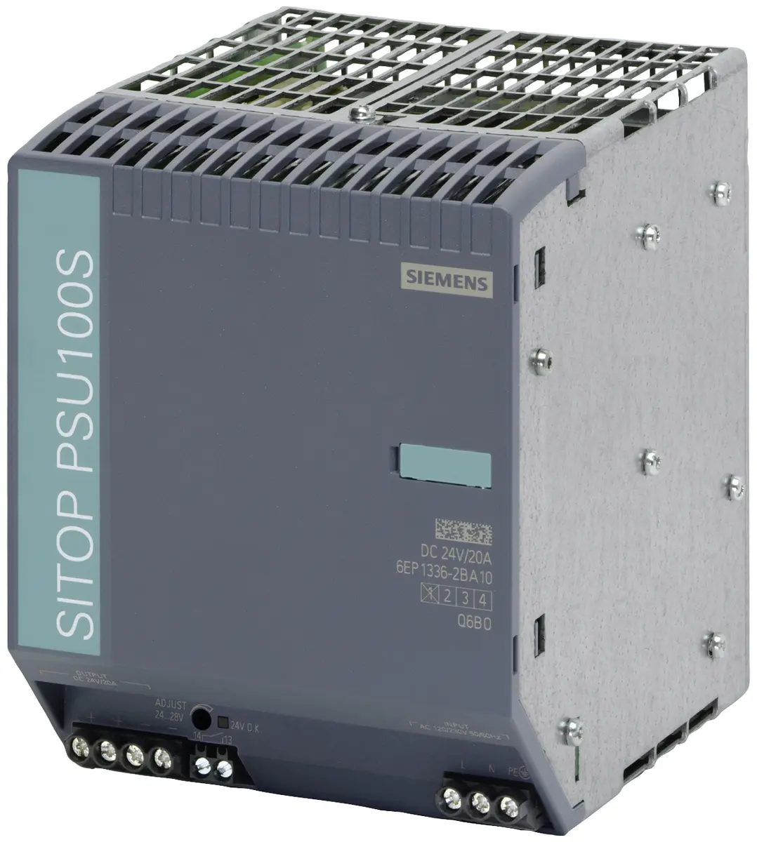 Siemens SITOP PSU100S 1AC/24VDC/20A Barošanas avots