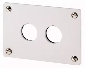 Монтажная пластина Eaton M22-E2 для кнопок 22 мм, 2 отверстия, алюминий