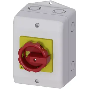 Siemens 3LD2064-0TB53 3-Pole 16A Cam Switch in Enclosure