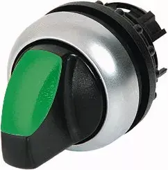 Eaton M22-WLK-G Illuminated Toggle Switch, 2-Position, Green