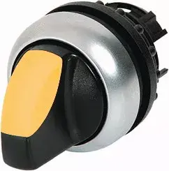 Eaton M22-WRLK3-Y 3-Position Illuminated Toggle Switch, Yellow