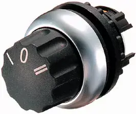 Eaton M22-WR3 Rotary Switch, 3-Position, Black, Titanium, White