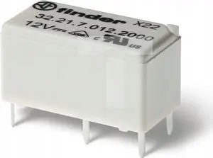 Finder 32.21.7.024.4000 subminiatūrais jaudas relejs, 24V DC, 6A, 1 kontakti