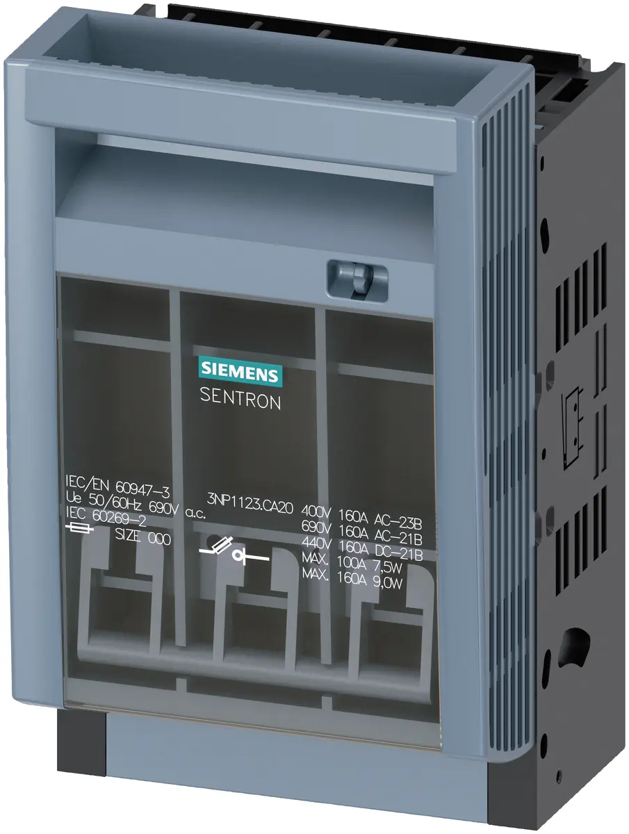 Siemens 3NP1 Drošinātāju atvienotājs 3P 160A