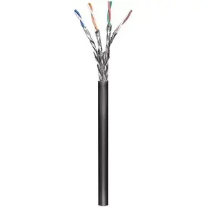 Networking Cable Wentronic 77624 Cat6 S/FTP 100m Black