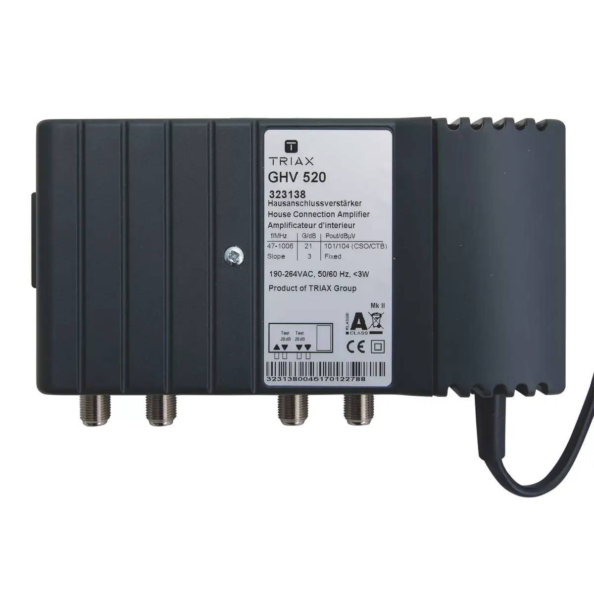 TV signāla pastiprinātājs Triax GHV 520 Photo 7