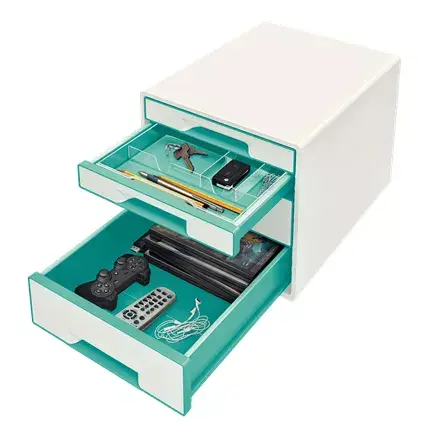 LEITZ WOW Cube storage box Polystyrol A4 Photo 2