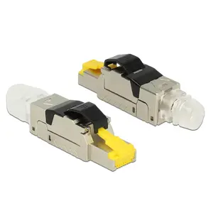 Разъем RJ45 DeLOCK 86485 Черный Серебристый Прозрачный Желтый