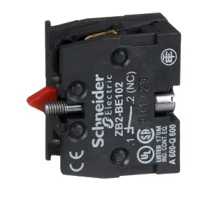 Palīgkontaktu bloks Schneider Electric ZB2BE102 (277615) 1 NO+1 NC