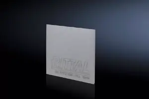 Computer cooling system part Rittal 3172.100 — fiber panel, grey, 221×17×221 mm, air-cooled