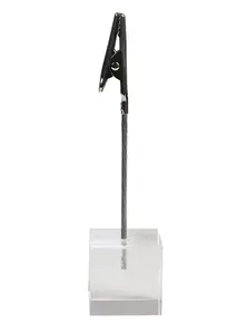 Label holder Securit TAG-HLD-AC transparent plastic 247×150 mm, Ø 2.8 cm — pack of 6