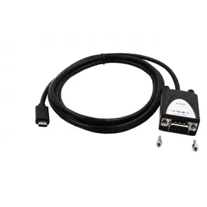 Sērijas kabelis EXSYS EX-2311-2 melns 1.8 m DB-9