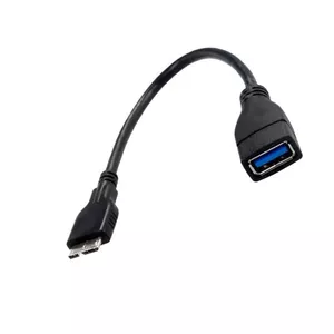 ALLNET USB_3.0_OTG_MICRO_ADAPTER USB kabelis 0,15 m USB 3.2 Gen 1 (3.1 Gen 1) USB A Micro-USB B Melns