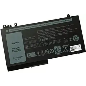 Battery for Dell laptops W9FNJ — Lithium-Ion replacement for Latitude E5570 / E5270, 0.27 kg