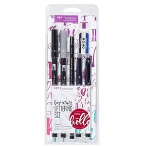 TOMBOW LS-BEG rollerpildspalva — daudzkrāsains korpuss, Stick konstrukcija