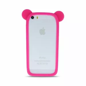 Phone bumper GreenGo Universal L 10 cm ears Pink – protective frame for large smartphones