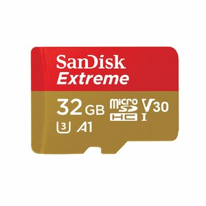 SanDisk Extreme memory card 32 GB MicroSDHC UHS-I Class 10