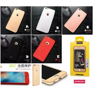 Пластиковый защитный чехол Joyroom JR-BP208 для iPhone 7 Plus 360° серый