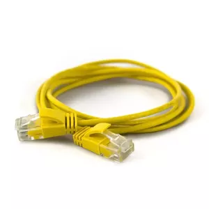Networking Cable Wantec 7284 RJ-45 Cat6a 0.5m Yellow
