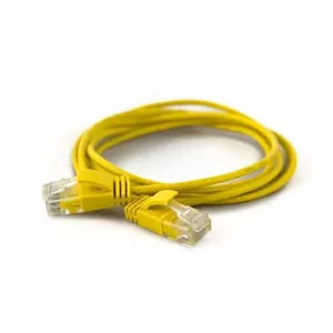 Wantec 7285 tīkla kabelis Dzeltens 1 m Cat6a U/UTP (UTP)