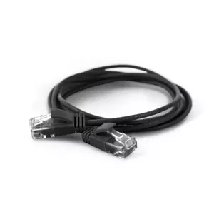 Networking cable Wantec 7312 RJ-45 Cat6a 0.5m Black