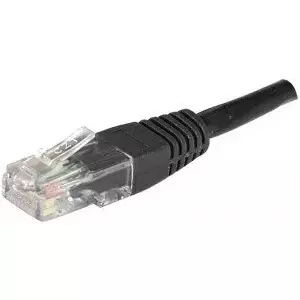 Networking Cable Connect 246772 Black 1m Cat6 U/UTP