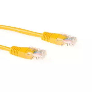 Patch Cable ACT Yellow 0.25m U/UTP CAT6 RJ45