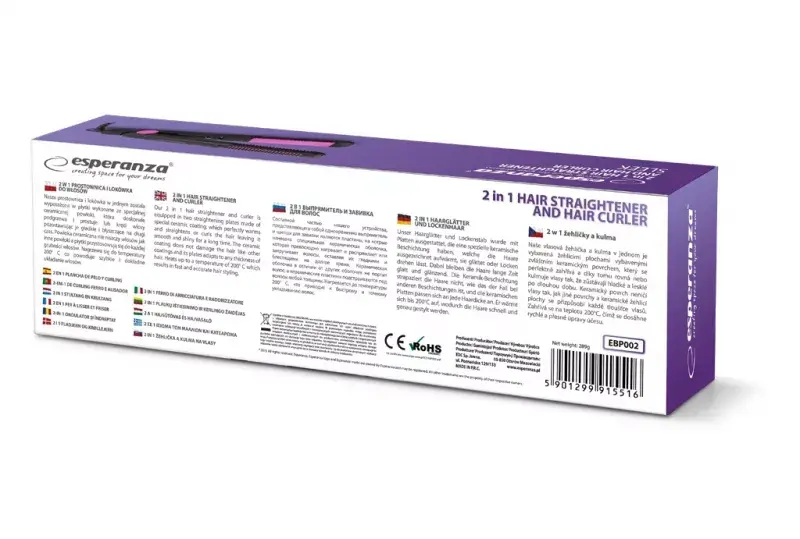 Straightening iron Esperanza EBP002 Photo 3