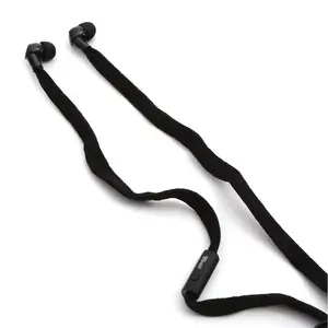 FREESTYLE in-ear wired earphones with mic, Extra Bass, noise isolating, 1.25 m cable, 3.5 mm jack, black