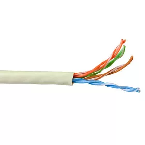 Патч-кабель ACT CAT5E U/UTP Стандартный Бежевый 100м