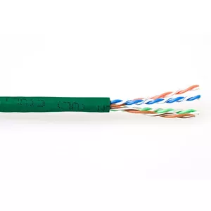 Патч-кабель ACT CAT6 U/UTP многожильный зеленый 305 м